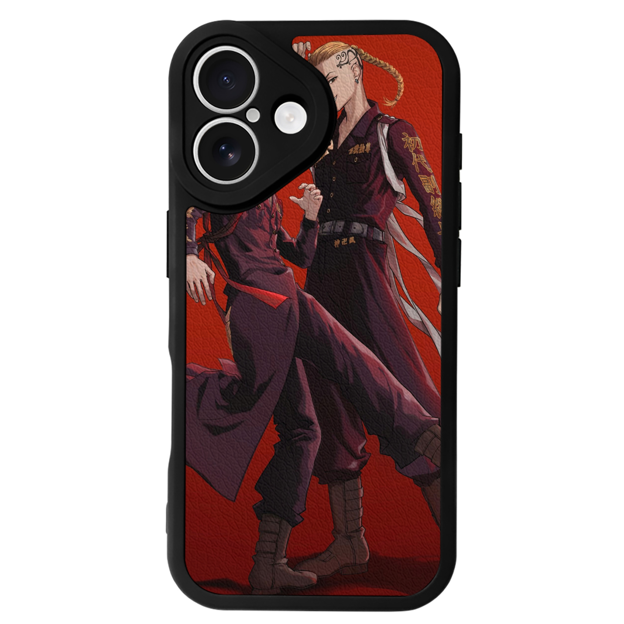 （画像用） 東京リベンジャーズ Tokyo Revengers 【iPhone 16シリーズ対応】シリコンスマホケース（レザー調） 材質：シリコン